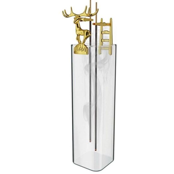 Deer Incense Holder Reusable - Picture 1 of 3